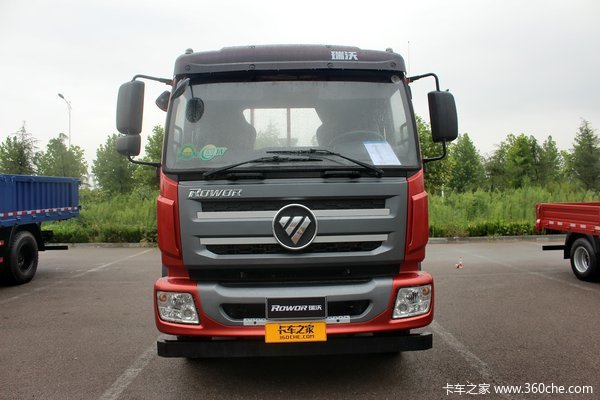 福田 瑞沃中卡 170马力 4X2 6.7米栏板载货车(BJ1165VJPEK-FA)