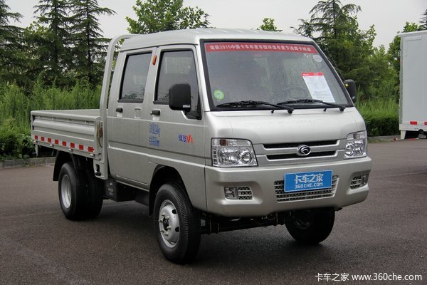 福田时代 驭菱V1 1.8L 68马力 柴油 2.5米双排栏板微卡(BJ1020V2AB3-G3)