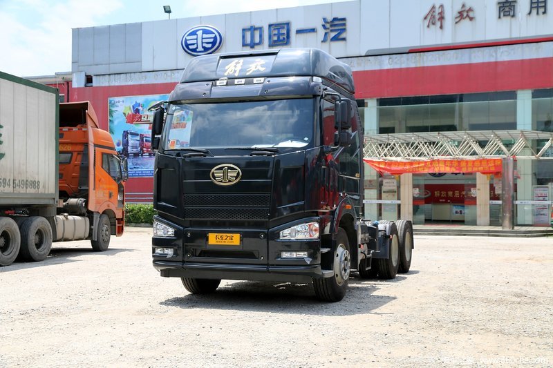 【图】一汽解放 j6p重卡 460马力 6x4自动挡牵引车(amt手自一体)ca