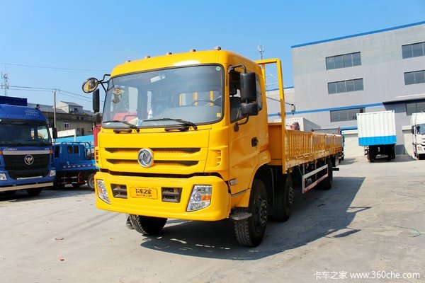 东风特商 中卡 190马力 4X2 6.75米LNG栏板载货车(EQ1168GFN)