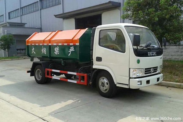 东风 多利卡D6 99马力 4X2 可卸式垃圾车(楚飞牌)(CLQ5070ZXX4)