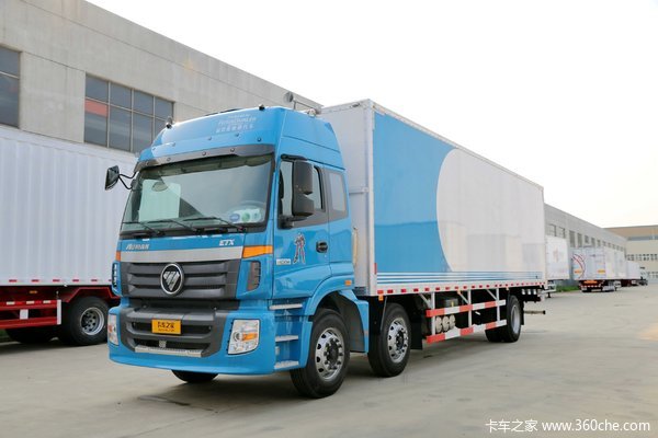 福田 欧曼ETX 6系重卡 270马力 6X2 9.6米厢式载货车(BJ5203XXY-XB)