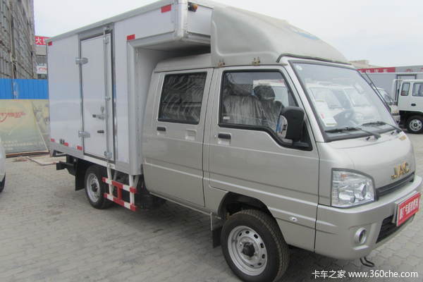 江淮 康铃X3 60马力 汽油/CNG 2.5米双排厢式微卡(HFC5020XXYRW6T1B7DV)