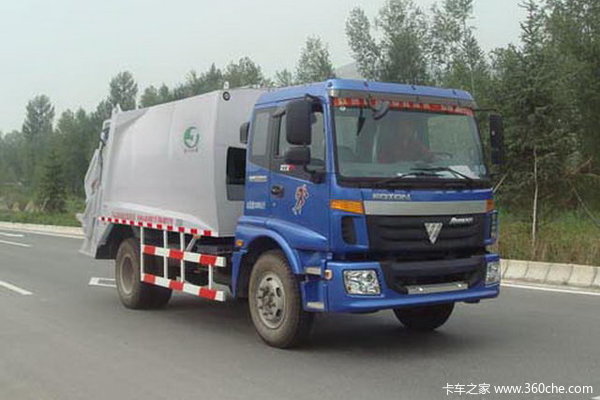 福田 欧曼ETX 3系 170马力 4X2 垃圾车(洁神牌)(BJ5132ZYSE4-H1)