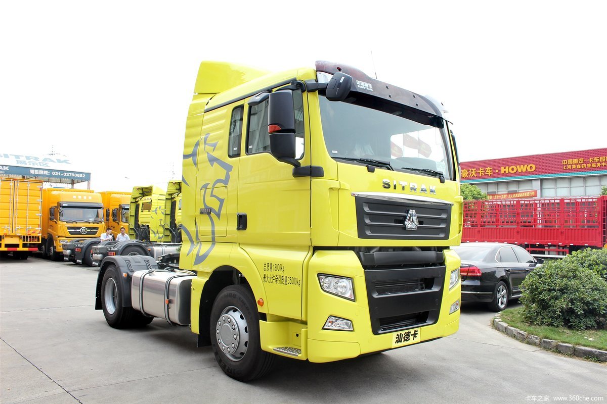 【图】中国重汽 汕德卡sitrak c7h重卡 400马力 4x2牵引车(zz4186v361