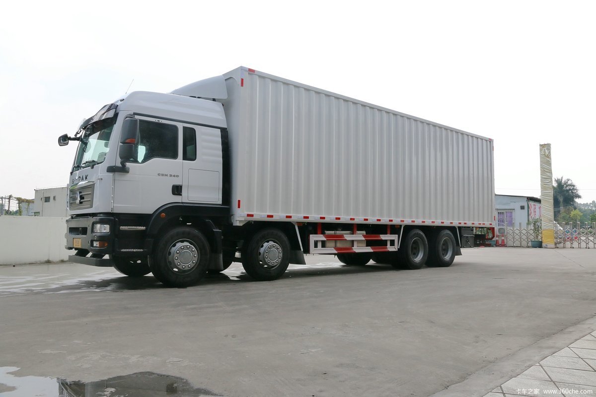【图】中国重汽 汕德卡sitrak c5h重卡 340马力 8x4 9.