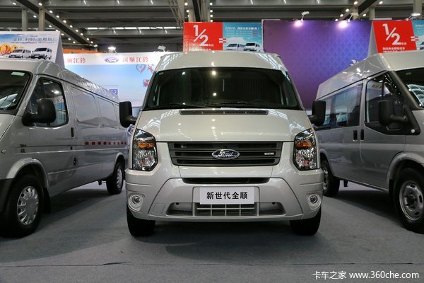 江铃汽车 新世代全顺 2016款 140马力 3座 长轴 2.4T中顶厢式运输车