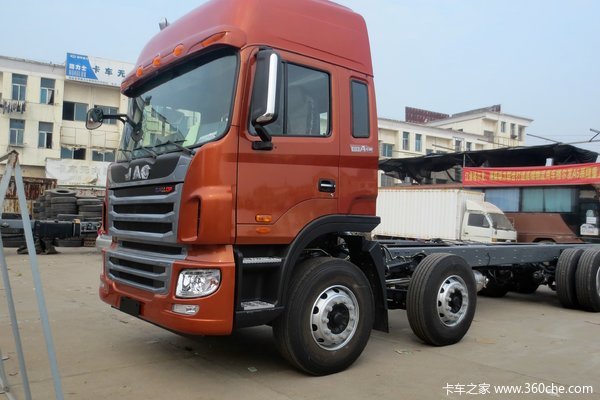 江淮 格尔发A5W重卡 350马力 8X4 9.6米厢式载货车(HFC5311XXYP1K2H45S3V)