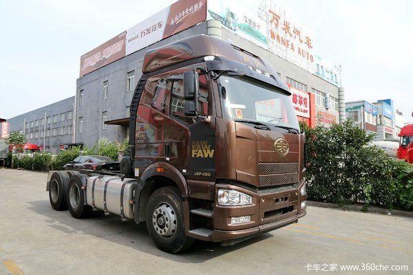 一汽解放 j6p重卡 460馬力 6x4牽引車(超速檔)(ca4250p66k24t1a1e4)