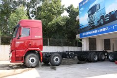 四川现代 创虎XCIENT重卡 410马力 8X4 9.3米排半载货车底盘(CHM1310KPQ80M)