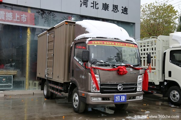 凯马 凯捷 143马力 4.12米单排厢式轻卡(KMC5046XXYH33D4)