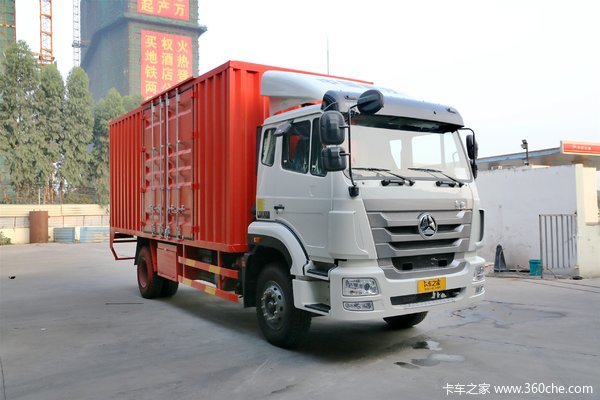 中国重汽 豪瀚J5G中卡 180马力 4X2 7.75米厢式载货车(ZZ5165XXYG5613E1B)