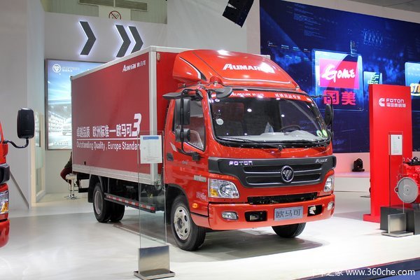 福田 欧马可3系 156马力 5.15米单排厢式载货车(BJ5129XXY-A1)