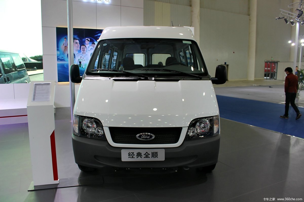 【图】江铃汽车 经典全顺 170马力 封闭厢式货车(长轴)_实拍图片