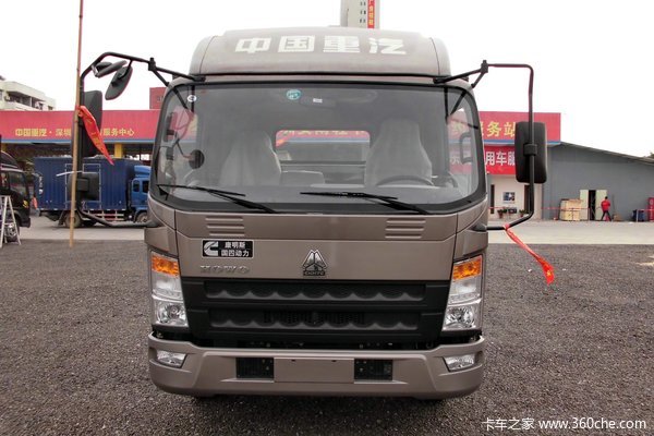 中国重汽HOWO 统帅 154马力 3800轴距排半轻卡底盘(ZZ1107G381CD1)