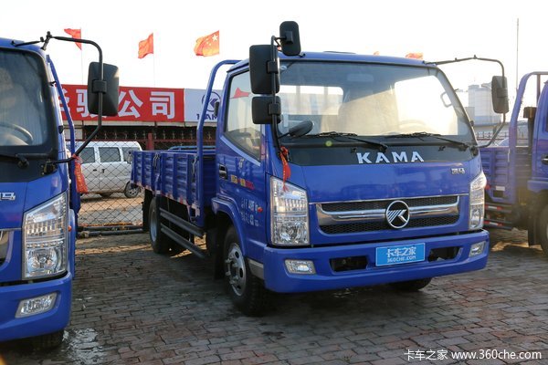 凯马 骏驰 116马力 4.2米单排栏板轻卡(kmc1046llb33d4)外观图片