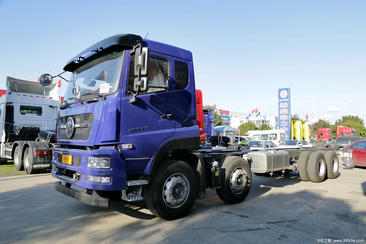 【图】中国重汽 斯太尔m5g重卡 310马力 8x4载货车底盘(zz1313n466gd1