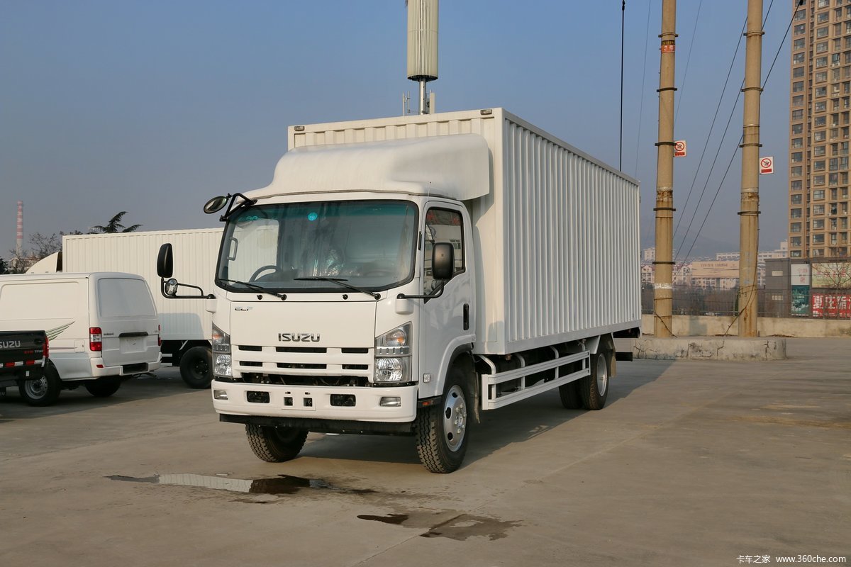 【图】庆铃 五十铃700p系列中卡 189马力 7米厢式载货车(ql11019pary)