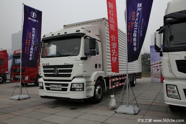 陕汽重卡 德龙新M3000 轻量化版 270马力 4X2 9.8米厢式载货车(SX5198XXYML701)