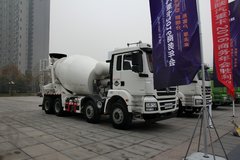 陕汽重卡 德龙新M3000 340马力 8X4 7.98方混凝土搅拌车(SX5310GJBMB306)