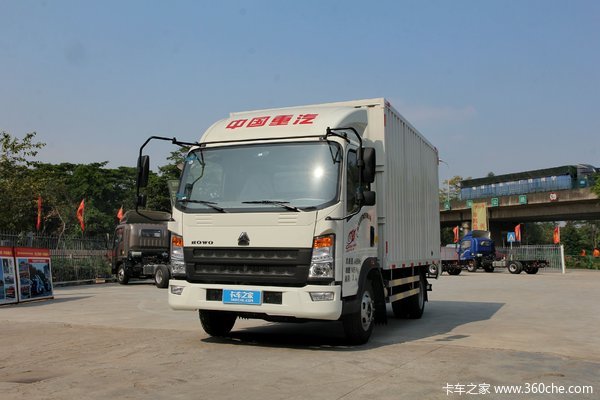 中国重汽HOWO 统帅 重载版 154马力 4.15米单排厢式轻卡(ZZ5047XXYF341CE145)