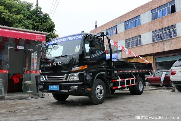 江淮 骏铃V6 120马力 4.18米单排栏板轻卡(HFC1043P91K5C2)