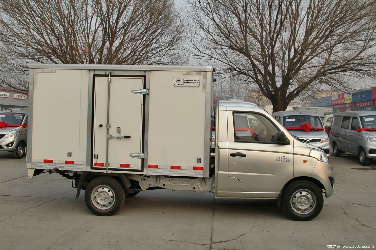 3l 87马力 汽油 2.8米单排厢式微卡(bj5036xxy-d3) 外观
