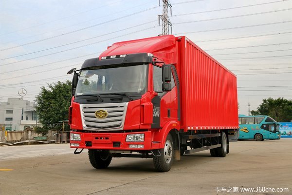 一汽柳特 金陆中卡 170马力 4X2 6.8米厢式载货车(LZT5160XXYPK2E4L3A95)