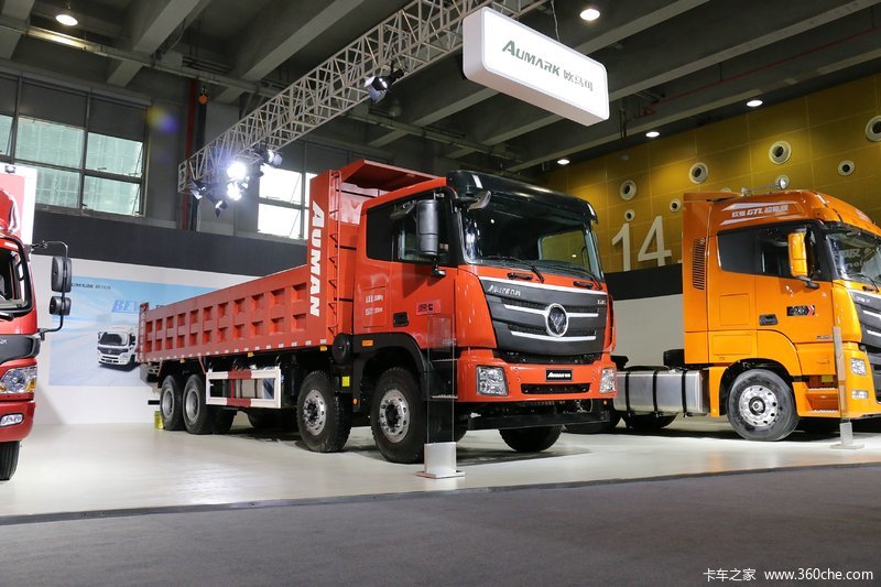 【图】福田 欧曼gtl 9系重卡 400马力 8x4 8米自卸车(bj3319dmpkf-xa)