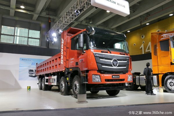 福田 欧曼GTL 9系重卡 430马力 8X4 7.4米自卸车(BJ3319DMPKC-AA)