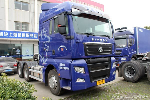 中国重汽 汕德卡SITRAK C7H重卡 400马力 6X4牵引车(ZZ4256V324HE1B/V7GD-1L)