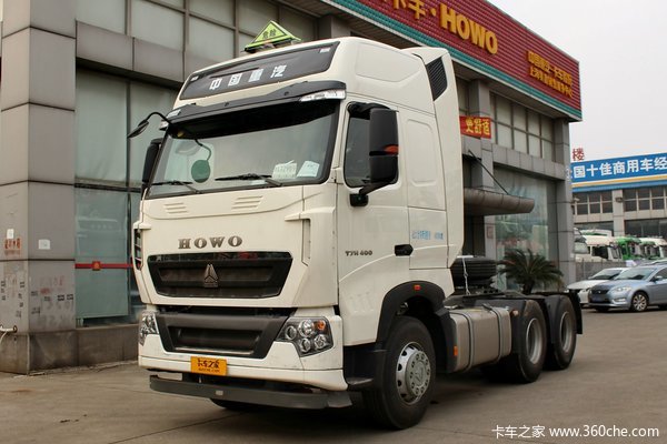 中国重汽 HOWO T7H重卡 400马力 6X4牵引车(高顶)(ZZ4257V324HD1B)