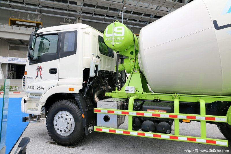 【图】福田 雷萨l9 350马力 6x4 搅拌车(bj5253gjb-xj)_实拍图片