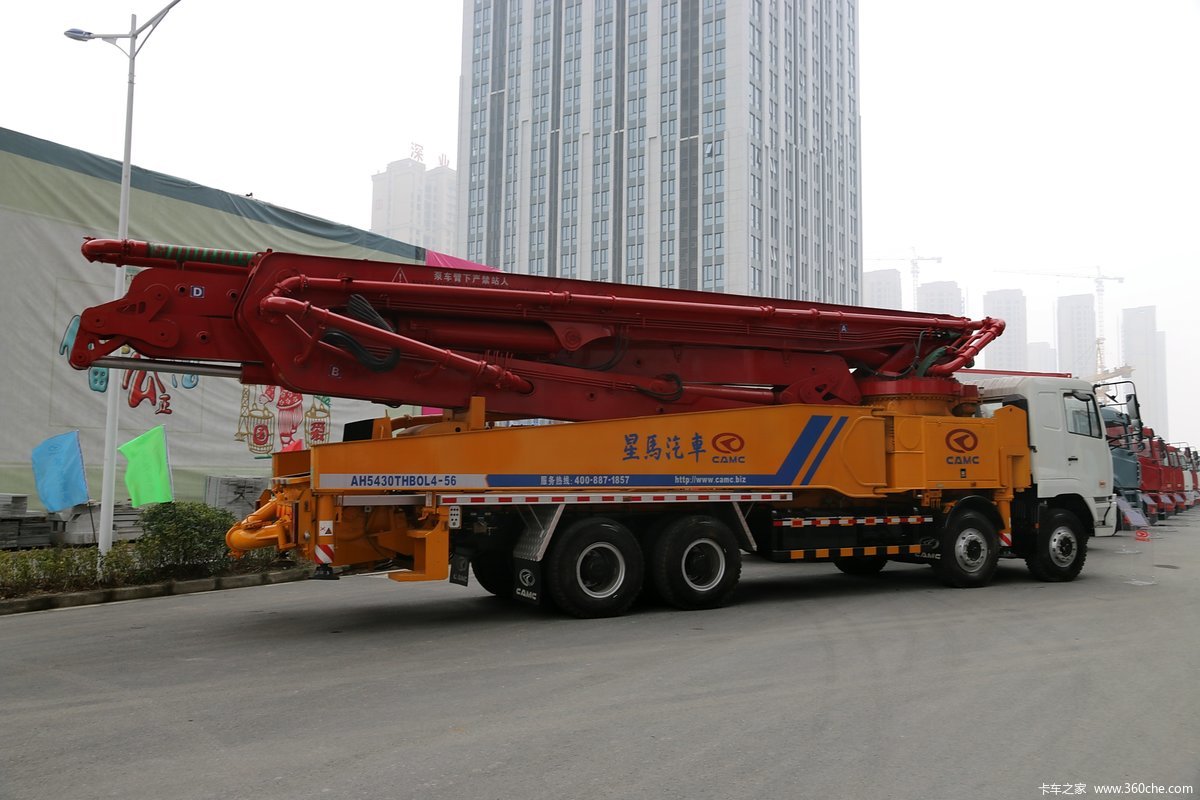 【图】华菱重卡 430马力 8x4 混凝土泵车(ah5430thb0l4)_实拍图片