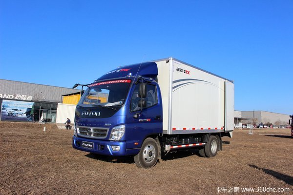 福田 奥铃CTX中卡 156马力 4X2 6.15米单排厢式载货车(BJ5109XXY-F2)