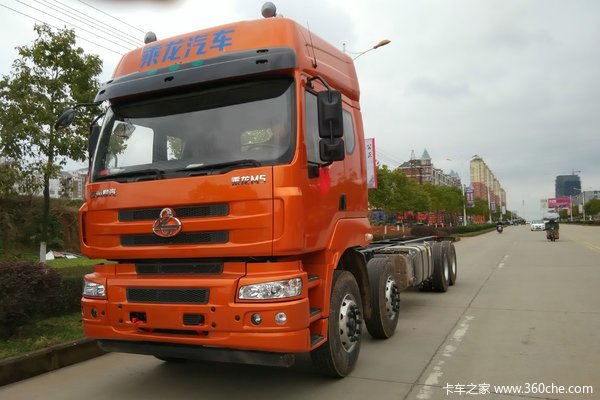 东风柳汽 乘龙M5重卡 310马力 8X4 9.6米载货车底盘(LZ5311CCYQELA)
