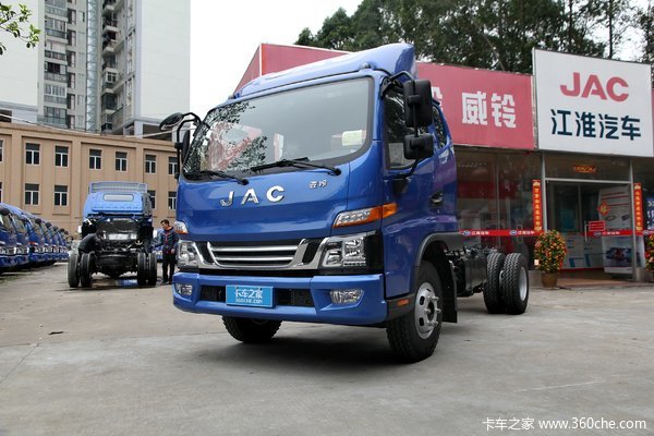 江淮 骏铃V6 160马力 3308轴排半轻卡底盘(HFC1043P91K6C2)