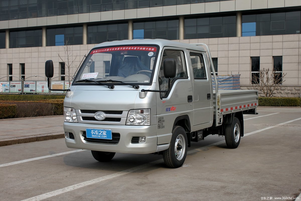 福田时代 驭菱VQ2 1.5L 112马力 汽油 双排栏板微卡