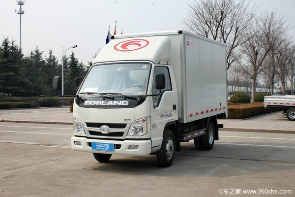 福田时代 小卡之星Q2 112马力 汽油/CNG 3.3米单排厢式微卡(BJ5032XXY-N4)