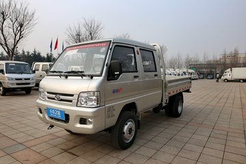 福田时代驭菱v118l68马力柴油双排栏板微卡全柴bj1030v5aa4x3