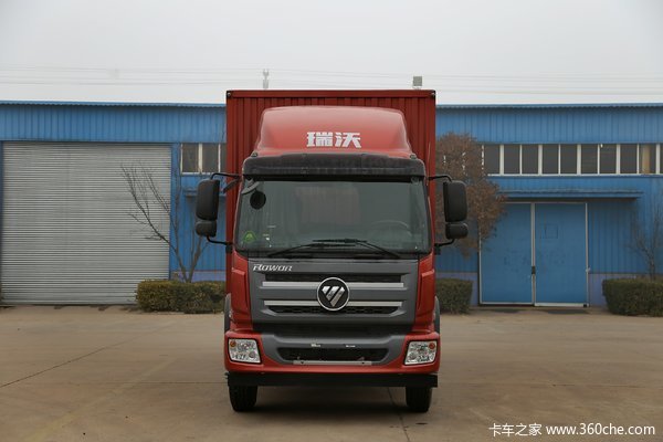 福田 瑞沃中卡 168马力 4X2 7.6米厢式载货车(8挡)(BJ5165XXY-7)