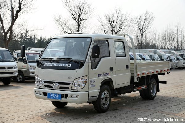 福田时代 小卡之星Q2 1.5L 112马力 汽油 2.71米双排栏板微卡(BJ1032V4AV5-B5)