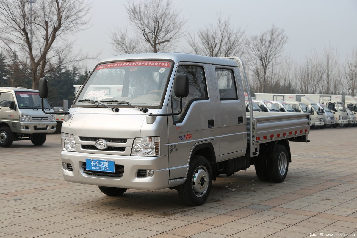 福田时代 驭菱VQ2 1.5L 112马力 汽油/CNG 3.05米双排栏板微卡