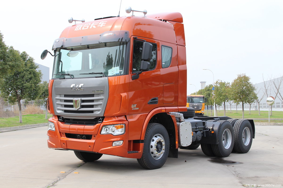 【图】联合卡车 u460重卡 460马力 6x4牵引车(单减桥)(sqr4251d6zt4-6