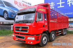 东风柳汽 乘龙重卡 310马力 8X4 9.6米仓栅式载货车(LZ5311CCYQELA)