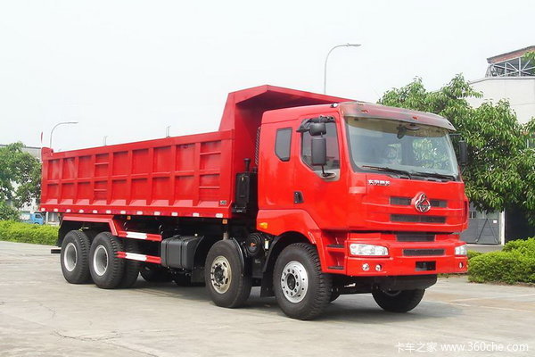 东风柳汽 乘龙M5 350马力 8X4 8.2米自卸车(LZ3310M5FA)