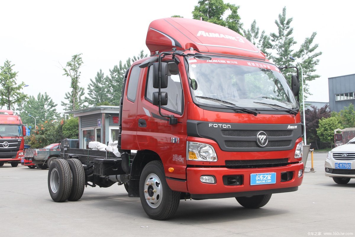 【图】福田 欧马可3系 143马力 3360轴距半轻卡底盘(bj1049v9pea-fa)