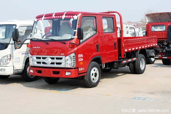 福田时代h1115马力312米双排栏板轻卡bj1046v9adabc