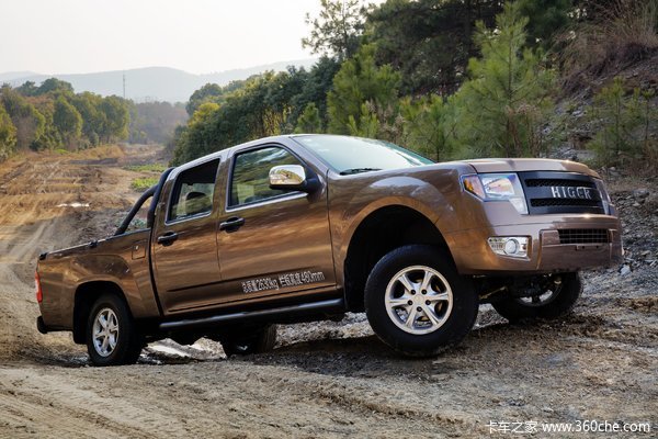 海格 龙威 标准版 2015款 两驱 2.8t柴油 大双排皮卡外观图片