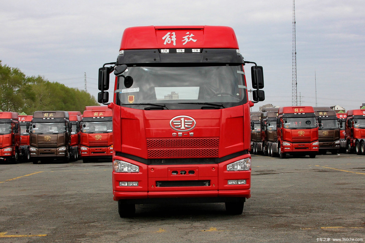 【图】一汽解放 j6p重卡 500马力 6x4牵引车(ca4250p66k25t1a1e4)